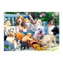 Puzzle Trefl Hunde im Garten von 1000 teile - Puzzles Trefl
