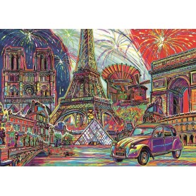 Puzzle Trefl Die Farben von Paris von 1000 Teile Puzzles Trefl - 1