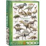 Puzzle Eurographics 1000 teile Kreide-Dinosaurier - Eurographics