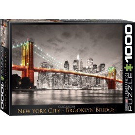 Puzzle Eurographics 1000-teilige New York Brooklyn Bridge Eurographics - 1