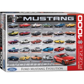 Puzzle Eurographics Ford Mustang Evolution von 1000 Teile Eurographics - 1