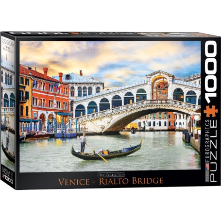 Puzzle Eurographics 1000 teile Rialtobrücke in Venedig - Eurographics