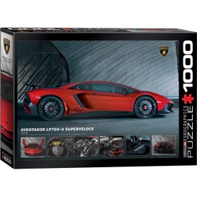 Puzzle Eurographics Lamborghini Aventador LP7504 1000 Teile Eurographics - 1