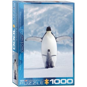 Puzzle Eurographics Pinguin und sein 1000-teiliges Küken Eurographics - 1