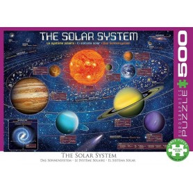 Puzzle Eurographics Das 500-teilige illustrierte Sonnensystem Eurographics - 1