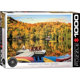 Puzzle Eurographics Lake Quebec Hütte von 1000 Teile Eurographics - 1