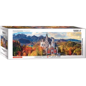 Puzzle Eurographics Panorama Neuschwanstein im Herbst 1000 Teile Eurographics - 1