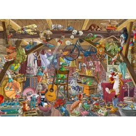 Puzzle Heye im Dachgeschoss von 1000 Teile Heye - 1