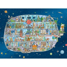 Puzzle Heye 1500-teiliges Esapacial-Schiff Heye - 1