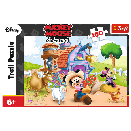 Puzzle Trefl Mickey Mouse der 160 teile Farmer - Puzzles Trefl
