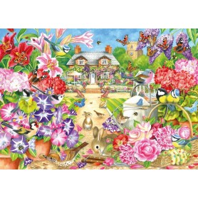 Puzzle Falcon Der Sommergarten von 1000 Teile Falcon - 1