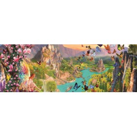 Puzzle Jumbo 1000-teilige Welt von 1000 Teile Panorama Jumbo - 1
