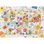 Puzzle Jumbo Briefmarkensammlung, Sommerblumen, 1000 teile - Jumbo