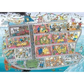 Puzzle Jumbo Comic Cruiser 1000 Teile Jumbo - 1
