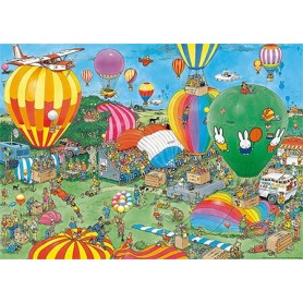 Puzzle Jumbo Hooray, Miffy 65 Jahre von 1000 Teile Jumbo - 2