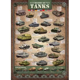 Puzzle Eurographics Geschichte von 1000-teiligen Panzern Eurographics - 1