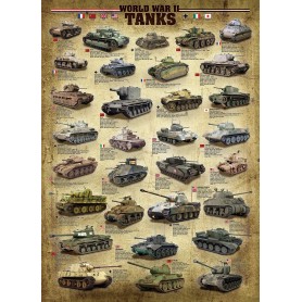 Puzzle Eurographics Panzer n. Weltkrieg von 1000 Teile Eurographics - 1