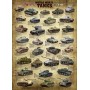 Puzzle Eurographics Panzer des Zweiten Weltkriegs von 1000 teile - Eurographics