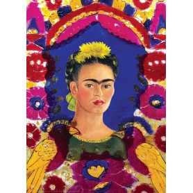 Puzzle Eurographics Kahlo Selbstporträt mit 1000-Teiligen Vögeln Eurographics - 1
