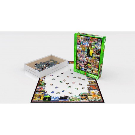 Puzzle Eurographics Reise um die Welt von 1000 Teile Eurographics - 1