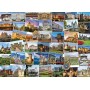 Puzzle Eurographics Weltenbummler:Burgen und Schlösser 1000 teile - Eurographics