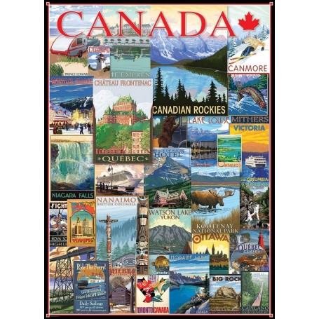 Puzzle Eurographics reisen Kanada Klassiker 1000 teile - Eurographics