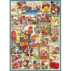 Puzzle Eurographics 1000-teiligen Blumensamen-Katalog Eurographics - 1