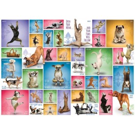 Puzzle Eurographics Yoga Hunde 1000 Teile Eurographics - 1