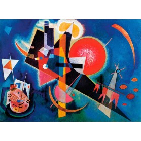 1000-teiliges Wassily Kandinsky Blau Eurographics Puzzle Eurographics - 1