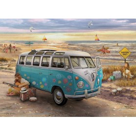 Puzzle Eurographics Liebe und Hoffnung VW Bus 1000 Teile Eurographics - 1
