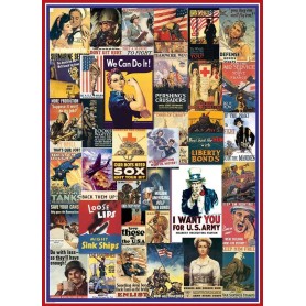 Puzzle Eurographics Klassiker I und Zweiter Weltkrieg, 1000 Teile Eurographics - 1