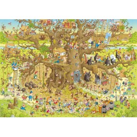 Puzzle Heye 1000-teiligeaffen AffenLebensraum Heye - 1