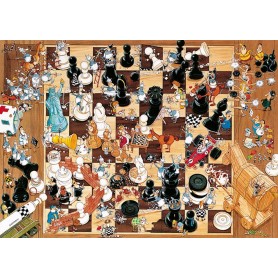 1000-teiliges schwarz oder weiß Heye Puzzle Heye - 1