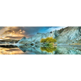 Puzzle Heye 1000-teiligen Panorama-Blauer See Heye - 1
