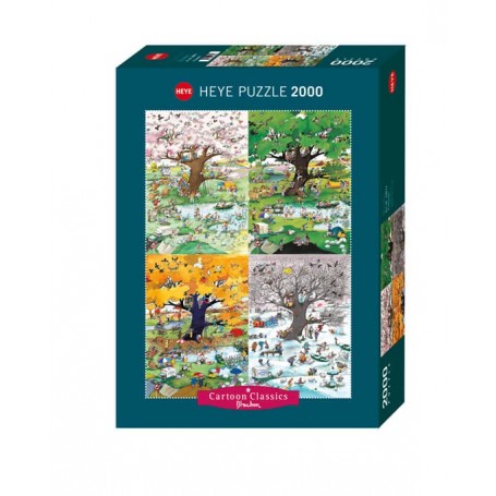 Puzzle Heye Vier Jahreszeiten von 2000 Teile Heye - 1