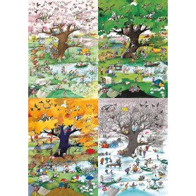 Puzzle Heye Vier Jahreszeiten von 2000 Teile Heye - 2