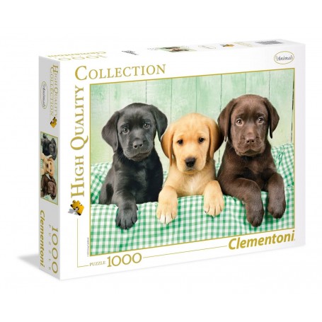 Puzzle Clementoni die drei 1000-teiligen Labradoren Clementoni - 1