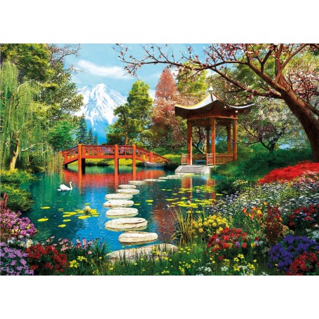 Puzzle Clementoni 1000 teile Fuji Gärten - Clementoni