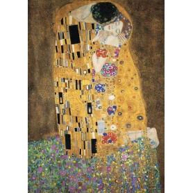 Puzzle Ravensburger Gustav Klimt, Der Kuss von 1500 Teile Ravensburger - 1