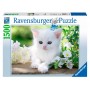 Puzzle Ravensburger 1500 teile Weißes Kätzchen - Ravensburger