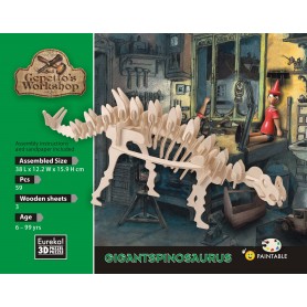 Gepetto's Gigantspinosaurus Modell 59 teile - Eureka! 3D Puzzle