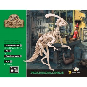 Gepetto's Parasaurolophus Modell 38 teile - Eureka! 3D Puzzle