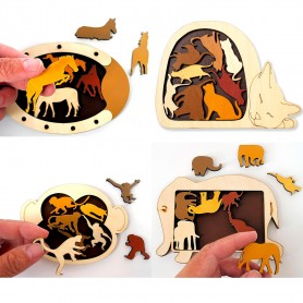 Pack 4 Tierarrangements - Eureka! 3D Puzzle