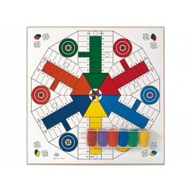Parcheesi Board 6 Spieler plus Oca mit Zubehör - Cayro