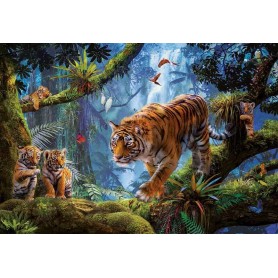 Puzzle Educa Tiger im 1000-Teiligen Baum Puzzles Educa - 1