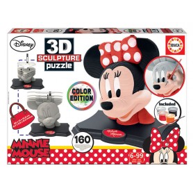 Puzzle 3D Skulptur Farbe Minnie 160-Teile Puzzles Educa - 2