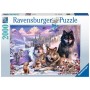 Puzzle Ravensburger Wölfe im Schnee 2000 teile - Ravensburger