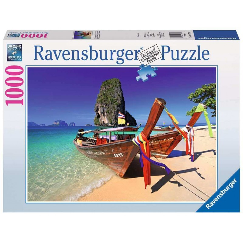 Puzzle 1000 Pezzi Rocce di Cheow Lan Thailandia RAVENSBURGER - 13968