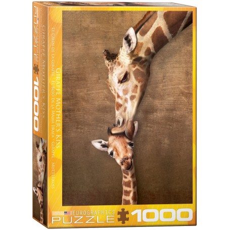 Puzzle Eurographics Der Kuss der Giraffenmutter 1000 teile - Eurographics