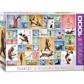 Yoga Cats Puzzle Eurographics 1000 Teile Eurographics - 1